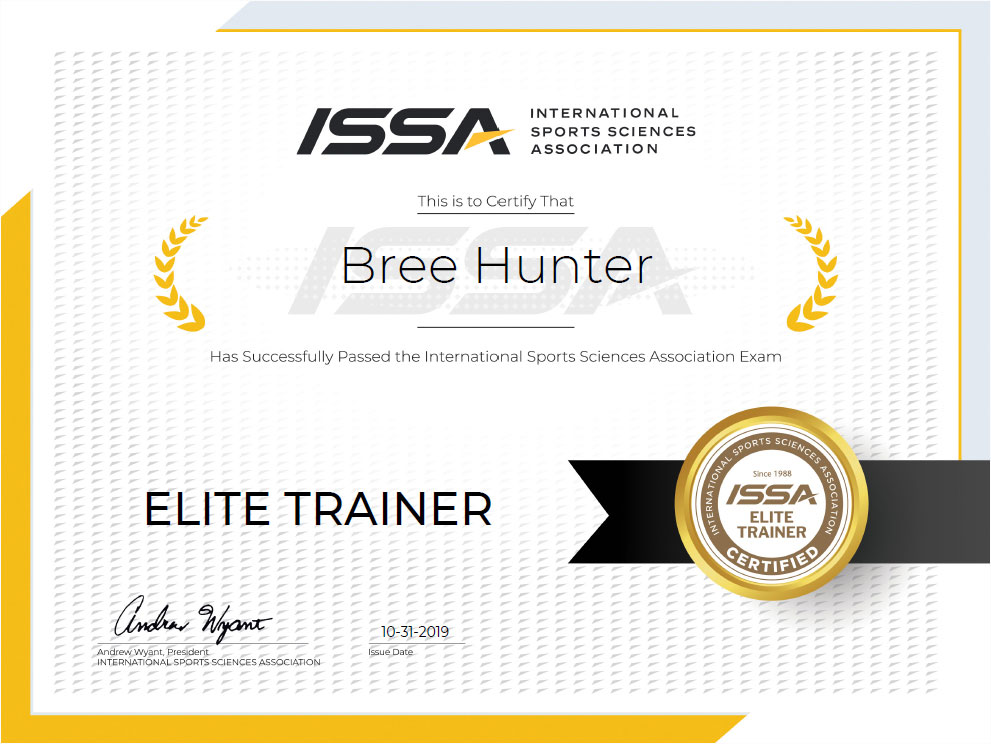 ISSA Elite Trainer Achievement