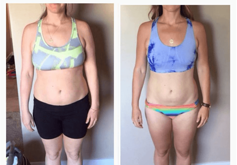 12 Week weight loss transformation Jill