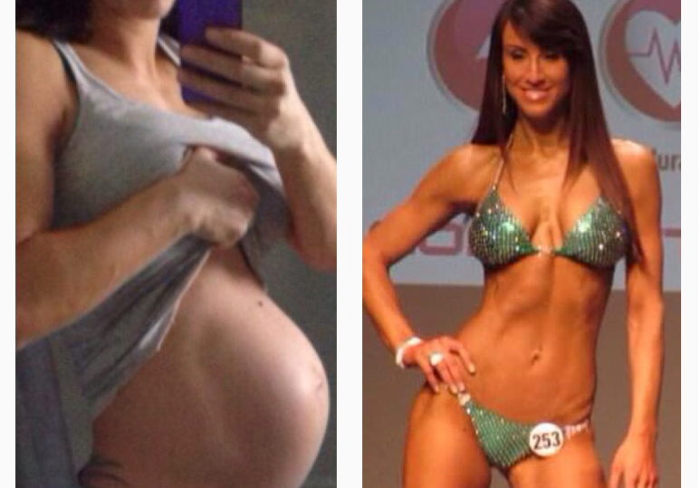 my pregnancy transformation post baby