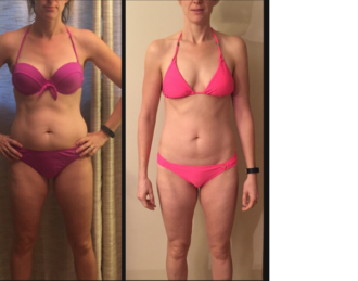 tricia completed 12 week transformation