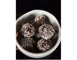 chocolate date truffle balls